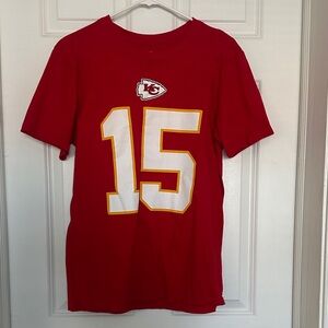 Nike Red Short Sleeve Tee with White and Yellow Accents